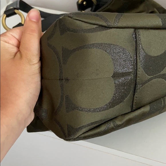 Coach signature Campbell hobo bag in green - Picture 5 of 9